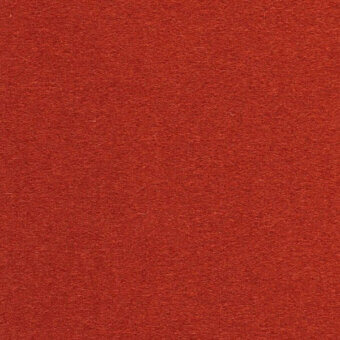 Kvadrat Divina3 textile, terracotta orange, dense looped pile fabric with subtle texture; Horm exclusive, color 0584.